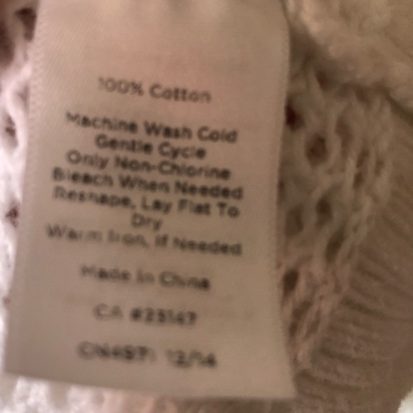 TALBOTS White 100% Cotton Long Cardigan Women’s Size Large Open Front Lo… - Picture 16 of 16